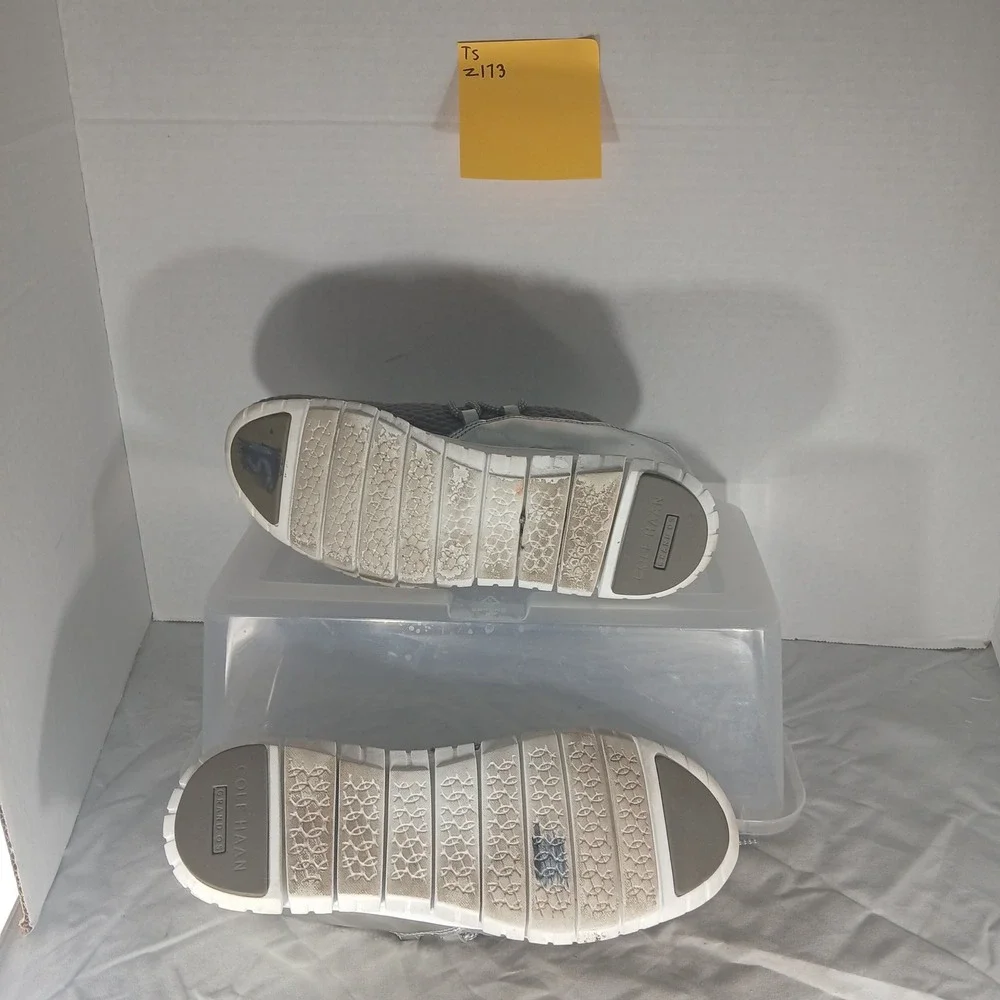 Cole Haan Zerogrand Grey Silver Mesh Sneakers Women's Size 8B Athletic‎ Shoes
